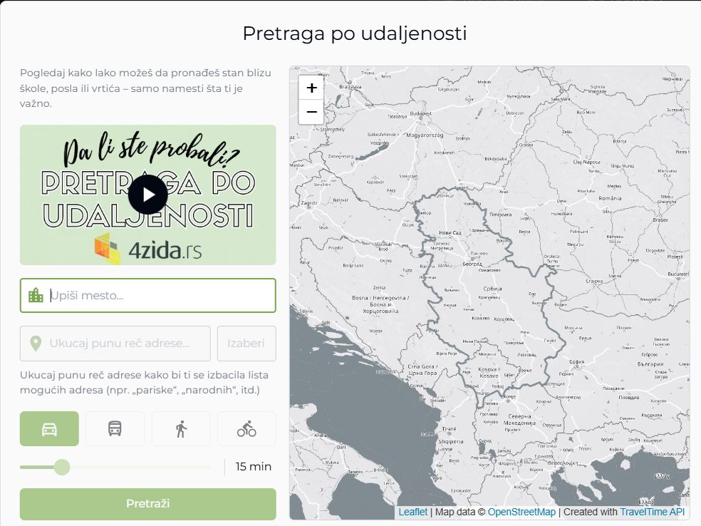 tri vrste pretrage