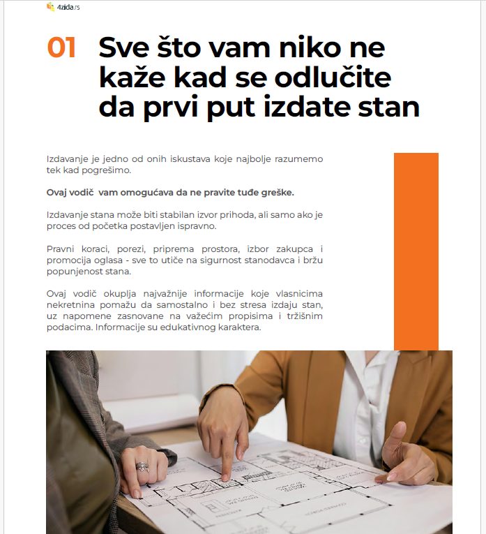 vodič za izdavanje stana