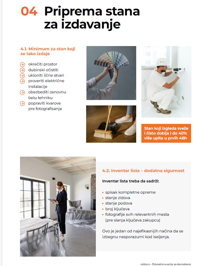 vodič za izdavanje stana