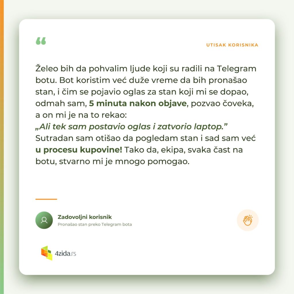 Telegram bot za nekretnine